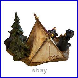 BearFoots Bears Camp Runamuck by Jeff Flemming Big Sky Carvers Numbered