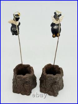 BearFoots Beartivity I Jeff Fleming Nativity Figurine Set Big Sky Carvers with Box