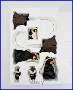 BearFoots Beartivity I Jeff Fleming Nativity Figurine Set Big Sky Carvers with Box