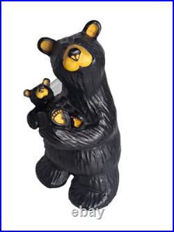 BearFoots Jeff Fleming Big Sky Carver's SHER Mama Bear with Cub 8 Figurine
