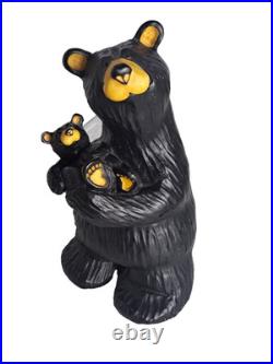 BearFoots Jeff Fleming Big Sky Carver's SHER Mama Bear with Cub 8 Figurine