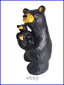 BearFoots Jeff Fleming Big Sky Carver's SHER Mama Bear with Cub 8 Figurine