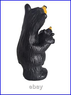 BearFoots Jeff Fleming Big Sky Carver's SHER Mama Bear with Cub 8 Figurine
