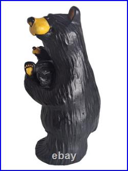 BearFoots Jeff Fleming Big Sky Carver's SHER Mama Bear with Cub 8 Figurine