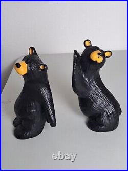 BearFoots Jeff Fleming Big Sky Carvers SIMON and SCHUSTER Black Bear Bookends