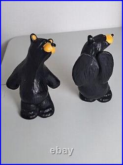 BearFoots Jeff Fleming Big Sky Carvers SIMON and SCHUSTER Black Bear Bookends