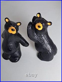 BearFoots Jeff Fleming Big Sky Carvers SIMON and SCHUSTER Black Bear Bookends