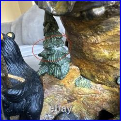 BearFoots Mountain Fountain Tabletop Fountain Electric Indoor Resin Forest Decor