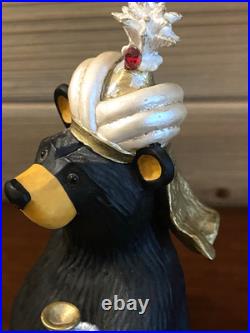 Bearfoots BEARTIVITY III Black Bear Figurines Nativity Set Jeff Fleming Big Sky
