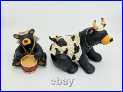 Bearfoots BEARTIVITY III Black Bear Figurines Nativity Set Jeff Fleming Big Sky