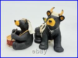 Bearfoots BEARTIVITY III Black Bear Figurines Nativity Set Jeff Fleming Big Sky