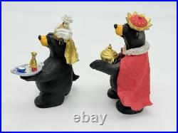 Bearfoots BEARTIVITY III Black Bear Figurines Nativity Set Jeff Fleming Big Sky