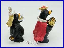 Bearfoots BEARTIVITY III Black Bear Figurines Nativity Set Jeff Fleming Big Sky