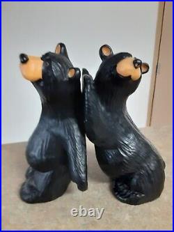 Bearfoots Bear Bookends Simon and Schuster Jeff Fleming Big Sky Carvers Resin