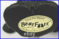 Bearfoots Bear Bookends Simon and Schuster Jeff Fleming Big Sky Carvers Resin