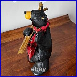 Bearfoots Bear Northstar at Tahoe Skis Figurine Big Sky Carvers Al Pine Skiing