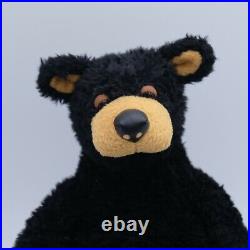 Bearfoots Bear Plush Lil Joe Slippers Blanket 1996 Black Teddy Big Sky Carvers