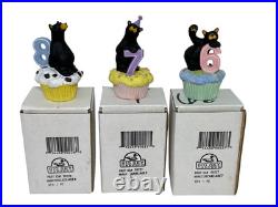 Bearfoots Bears By Jeff Fleming Happy Birthday Cupcake Figurines Big Sky Carvers