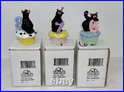 Bearfoots Bears By Jeff Fleming Happy Birthday Cupcake Figurines Big Sky Carvers