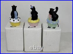 Bearfoots Bears By Jeff Fleming Happy Birthday Cupcake Figurines Big Sky Carvers