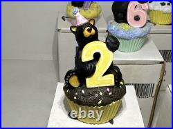 Bearfoots Bears By Jeff Fleming Happy Birthday Cupcake Figurines Big Sky Carvers