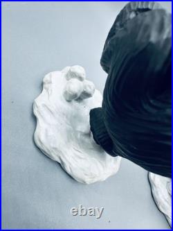 Bearfoots Bears Jeff Fleming Big Sky Carvers Snow Bear Fight Two Figurines #6729