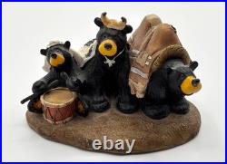 Bearfoots Bears Nativity Itty Bitty Beartivity Vtg Big Sky Carvers Jeff Fleming