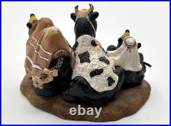 Bearfoots Bears Nativity Itty Bitty Beartivity Vtg Big Sky Carvers Jeff Fleming