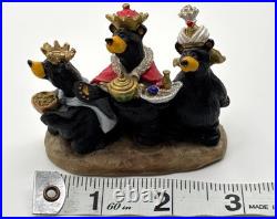 Bearfoots Bears Nativity Itty Bitty Beartivity Vtg Big Sky Carvers Jeff Fleming