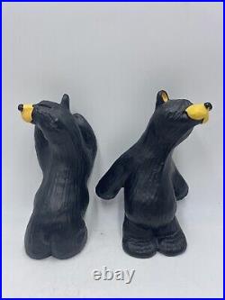 Bearfoots Bears by Jeff Fleming Big Sky Carvers Shelf Sitter & Wall Hugger Lot