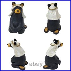 Bearfoots Beartivity I Nativity 7 Piece Set 50410 Jeff Fleming Big Sky Carvers