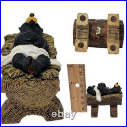 Bearfoots Beartivity I Nativity 7 Piece Set 50410 Jeff Fleming Big Sky Carvers