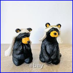 Bearfoots Beartivity Joseph Mary Shepherd Bear Figurine Jeff Fleming Nativity