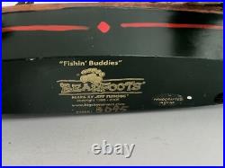 Bearfoots Big Sky Carver Jeff Fleming Fishin' Buddies Bear Figurine Limited Ed