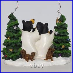 Bearfoots Big Sky Carvers''Choir of Bears Resin Figure 6 Wide Christmas