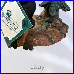 Bearfoots Birdwatcher II Figurine By Jeff Fleming Big Sky Carvers Retired Rare