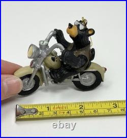 Bearfoots Black Bear Tree Ornaments & Figure Jeff Fleming Big Sky Carvers Lot 13