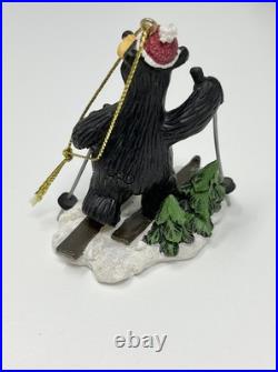 Bearfoots Black Bear Tree Ornaments & Figure Jeff Fleming Big Sky Carvers Lot 13