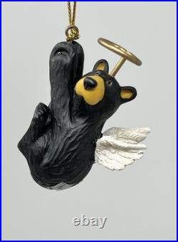 Bearfoots Black Bear Tree Ornaments & Figure Jeff Fleming Big Sky Carvers Lot 13
