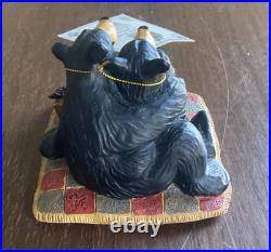 Bearfoots Butterfly Picnic Figurine by Jeff Fleming for Big Sky Carvers #3005080