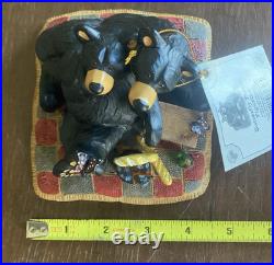 Bearfoots Butterfly Picnic Figurine by Jeff Fleming for Big Sky Carvers #3005080