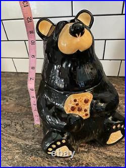 Bearfoots Cookie Jar by Jeff Fleming from Big Sky Carvers Black Bear Canister