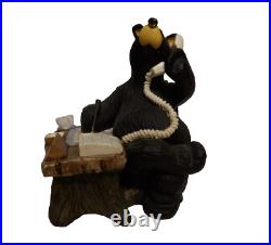 Bearfoots Jeff Fleming Big Sky Carvers Figurine Office Assistant RARE HTF