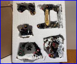 Bearfoots Jeff Fleming Big Sky Carvers Retired Christmas Park 5 Pc Set NEW NIB