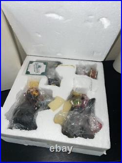 Bearfoots Jeff Fleming Black Bear Figurines #50479 Beartivity III Nativity Resin