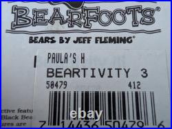 Bearfoots Jeff Fleming Black Bear Figurines #50479 Beartivity III Nativity Resin