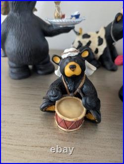 Bearfoots Jeff Fleming Black Bear Figurines #50479 Beartivity III Nativity Resin