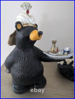 Bearfoots Jeff Fleming Black Bear Figurines #50479 Beartivity III Nativity Resin