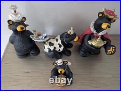 Bearfoots Jeff Fleming Black Bear Figurines #50479 Beartivity III Nativity Resin