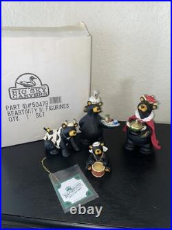 Bearfoots Jeff Fleming Black Bear Figurines #50479 Beartivity III Nativity Resin